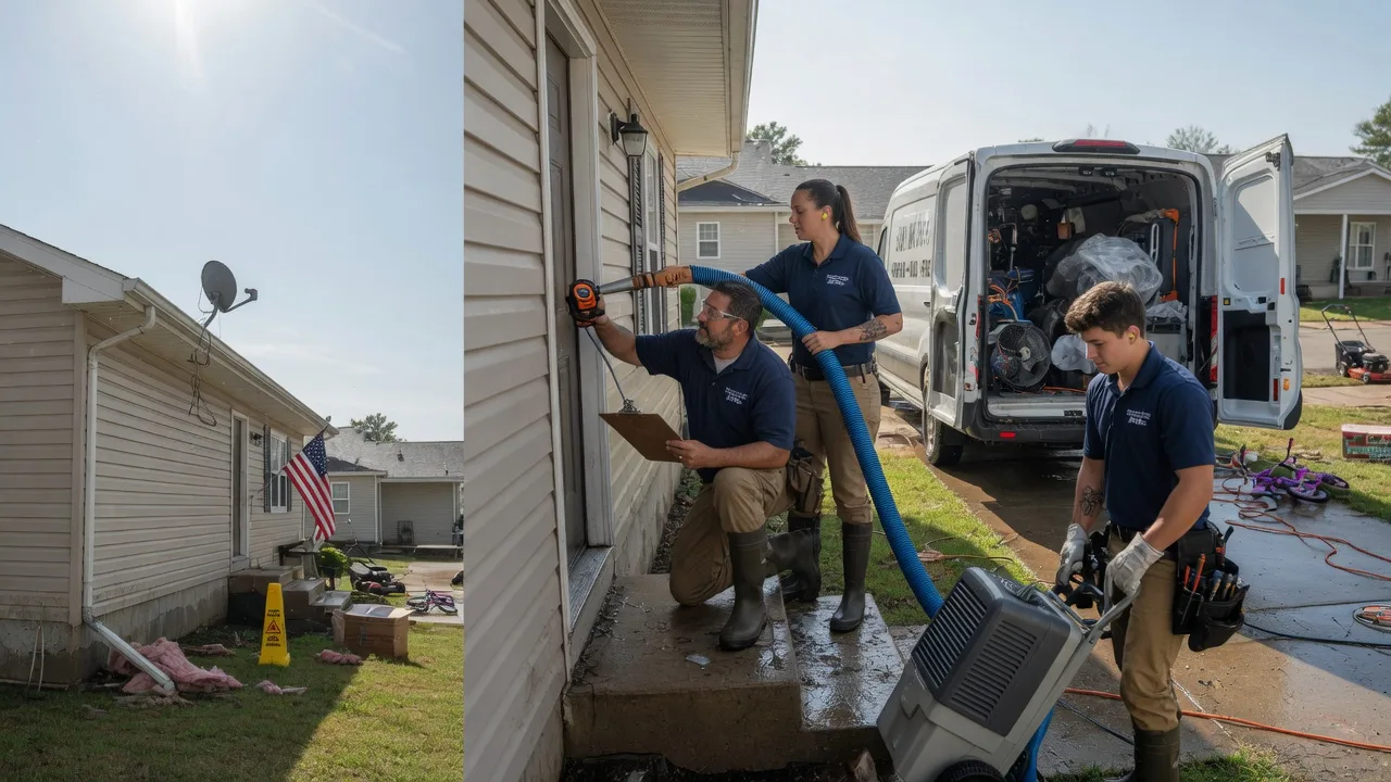 Ceiling Water Damage Restoration in Barboursville, VA near me